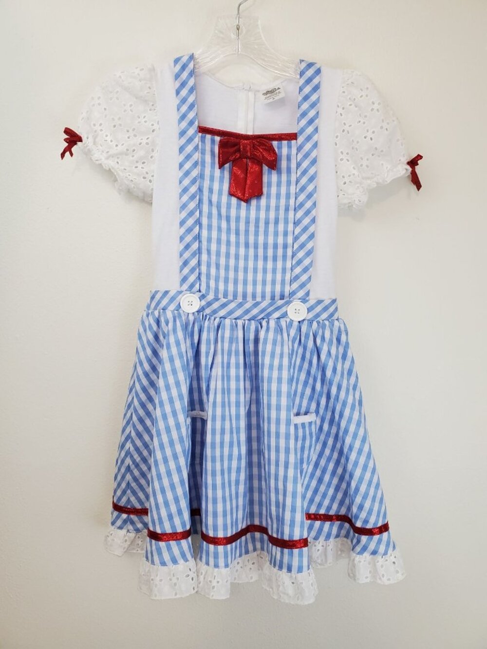 Wizard of Oz Dorothy Gale blue and white gingham costume